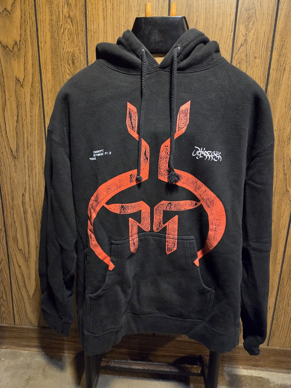 Darko Band Hoodie Dethmask Pt 2 Large 2022 Official Merchandise Thick